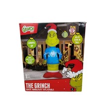 The Grinch Dr Seuss Giant Airblown Inflatable 10 Foot Fuzzy Plush Decoration - £223.39 GBP