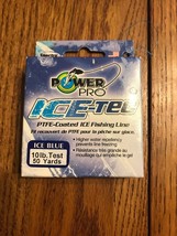 POWER PRO ICE TEC 10 lb test   Ice Blue color 50 yards Ships N 24h - $19.68