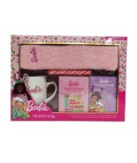 Barbie Cozy Cocoa &amp; Pink Hot chocolate Gift Set 2023 Logo Fuzzy Socks &amp; ... - $611.39 MXN