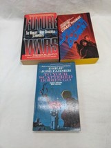 Lot Of (3) Vintage Science Fiction Novels Firefox Down Future Wars Scattered  - £28.44 GBP