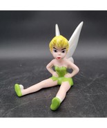 Rare Vintage 1990s Disney Tinkerbell Sitting Pouting Ceramic Fairy Figurine - £22.68 GBP