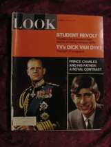 LOOK April 18 1967 Prince Charles Margaret Truman Dick Van Dyke Yaacov Agam - £7.79 GBP