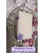  Raspberry Mousse Bar Soap, with a hint of Vanilla - $6.50