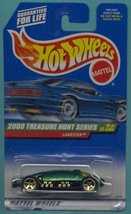 Mattel Hot Wheels 2000 Treasure Hunt 1:64 Scale Green Lakester 5/12 Die Cast Car - £7.57 GBP