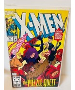 X-Men #21 Comic Book Marvel Super Heroes Vtg 1993 Puzzle Quest Mesmero 30th - £11.02 GBP