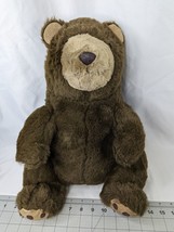 Commonwealth Lush Plush Brown Bear 17 Inch 1987 Stuffed Animal Toy - £23.61 GBP