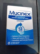 Mucinex Expectorant Tablets 100ct (SEE PICTURES) (BB21) - £27.26 GBP