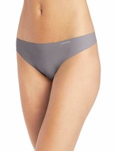 Calvin Klein Women’s Invisibles Silver Lock Thong Panty D3428-073 - £3.91 GBP