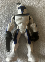 PlaySkool Heroes Star Wars Jedi Force, Captain Rex 5&quot; figure, 2012 Hasbro - £11.76 GBP