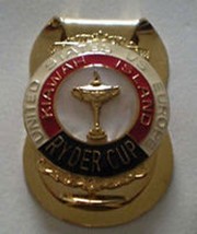 Ryder Cup Kiawah Island 1991 Gold Pl Money Clip-Beautiful Clip 29th Ryde... - $604.85 MXN