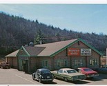 Mountain House of Pancakes &amp; Waffles Postcard Log Village Boone North Ca... - £14.02 GBP