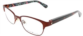 Kate Spade diandra rectangle metal tortoise eyeglasses in Burgundy Havana - - $99.00