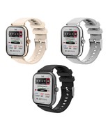 Anyco Smartwatch Silica Gel Band Bluetooth Call Waterproof Fitness Wrist... - $68.32 CAD