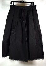 Coach Womens Flare Lasercut Crochet Black Skirt 2 New - £116.29 GBP