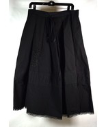 Coach Womens Flare Lasercut Crochet Black Skirt 2 New - $203.74 CAD