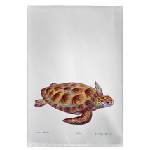 Betsy Drake Green Sea Turtle Guest Towel - £27.45 GBP