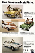 1972 Ford Pinto Variations | 24x36 inch POSTER | vintage classic car - £16.17 GBP