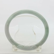 Jade Bangle Burmese Jadeite Thin Traditional Cut Round Bracelet 57.6 mm ... - £88.43 GBP
