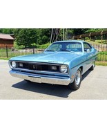 1970 Plymouth Duster 340 blue | POSTER 24 X 36 INCH | Vintage classic - £17.72 GBP