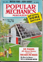 Popular Mechanics Magazine October 1957 M.I.T. Solar House British Ford Mint? - £7.69 GBP