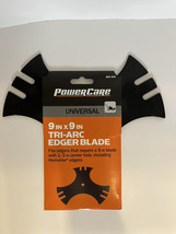 Power Care Universal Tri-Arc Edger Blade 9”x9” w/ 1/2” Hole   853 434 - $9.74