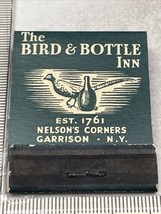 Vintage Matchbook  The Bird &amp; Bottle Inn  Est. 1761  Garrison,   NY gmg  foxing - $29.70