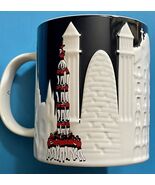 NWT Starbucks Barcelona  Relief Black White Ceramic Mug 16oz - €64,12 EUR