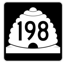 Utah State Highway 198 Sticker Decal R5504 Highway Route Sign - £1.15 GBP+