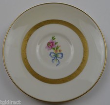 Vintage Theodore Haviland China Kenmore Pattern Footed Cup Saucer Collectible - $9.74