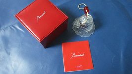 Baccarat Christmas Ornament Crystal Compatible with Bell New in Compatib... - $123.47