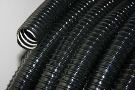 Standard Metric Ribbed Black Pond Hose (40mm) 1 1/2 Inch Anti-Kink Ribbe... - $174.19