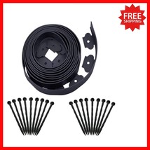 Effortless 20ft Garden Landscape Edging Kit - Easy Installation with Spikes - $622.12 MXN