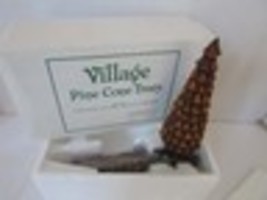 DEPT 56 52213 VILLAGE PINE CONE TREES SET OF 2 CAST PORCELAIN ACCESSORY ... - $266.20 MXN
