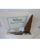 DEPT 56 52213 VILLAGE PINE CONE TREES SET OF 2 CAST PORCELAIN ACCESSORY ... - $14.20