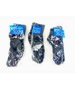 Vintage Leggs Black Socks Womens L Lot Of 3 - £27.24 GBP
