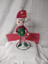 New, Greenbrier International Christmas House Boy Elf 14&quot; Plush - £6.09 GBP