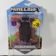 Minecraft Craft-A-Block Enderman Action Figure Mattel Mojang Brand New - £16.05 GBP