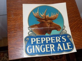 Vintage Pepper’s Ginger Ale Unused Decal - $443.88 MXN
