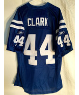 Reebok Premier NFL Jersey Indianapolis Colts Dallas Clark Blue sz M - £16.42 GBP