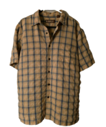 Kahala Mens Button Up Shirt: Hawaiian Style Plaid, Original Aloha Shirt:... - $17.81