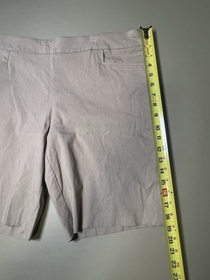 Time and Tru XL (16-18) Tan Pull On Bermuda Shorts Item image 5