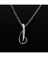 Elephant Tooth Inspired Diamond Pendant for Her - $401.20