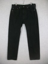 Levi&#39;s Men&#39;s 505 Jeans Black Straight Leg High Rise 36 x 32 - £18.74 GBP