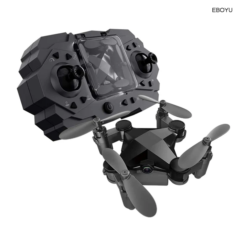 EBOYU 901H Foldable Mini RC Drone for Kids Gift Portable Pocket Quadcopter w/ - £34.24 GBP+