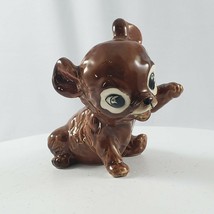 Vintage Kreiss Company Playful Brown Bear Cub Japan Ceramic Figurine - £10.73 GBP