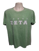University of Texas Zeta Adult Large Green TShirt - £14.09 GBP