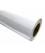 50&quot; x 40 ft Roll of Glossy White Adhesive-Backed Vinyl for Digital Print... - £46.04 GBP