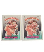 Vintage Garbage Pail Kids Card Lot 161a Shorned Sean 161b Hy Gene 1986 T... - £2.93 GBP