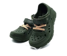 Stride Rite 360 SR Shoes Toddler Boys Size 7 Green Hook and Loop Strap - £6.09 GBP