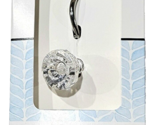 Bath Innovations Shower Hooks 12 Piece Faux Crystal Chrome - £14.84 GBP